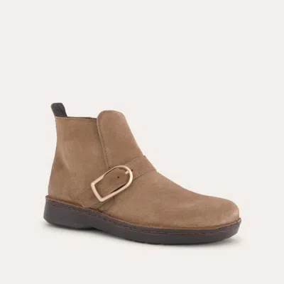 Naot Women's Kolmer Bootie - Wide In Acorn Suede