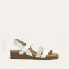 Naot Women's Krista Sandal In White Leather In White