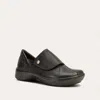 Naot Women's Lagoon Velcro Shoes In Soft Black/jet Black