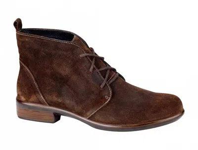 Naot Women's Levanto Suede Boot In Seal Brown In Multi