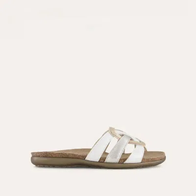 Naot Women's Liv Sandal In White/silver/gold/rose Gold In Multi
