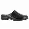 Naot Women's Lodos Mule In Black Croc Leather In Multi