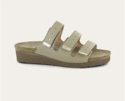 Naot Women's Madelyn Sandal In Soft Beige/ Rad Gold In Green