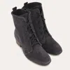 Naot Women's Majesty Lace-up Boot In Charcoal In Pink