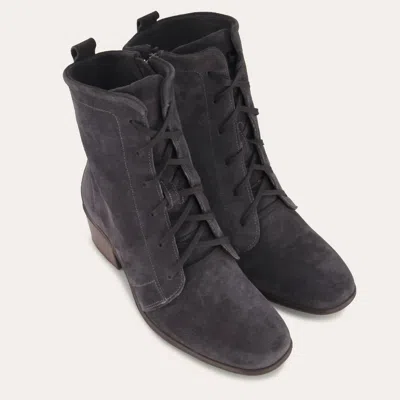 Naot Women's Majesty Lace-up Boot In Charcoal In Pink