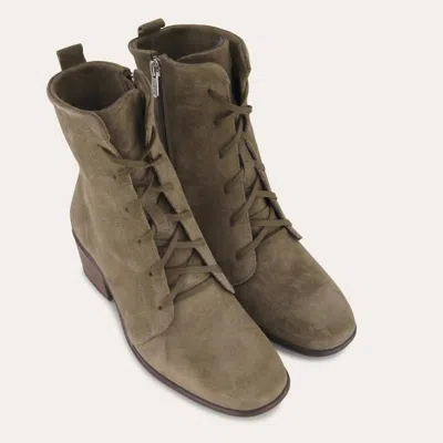 Naot Women's Majesty Lace-up Boot In Olive Oily In Multi