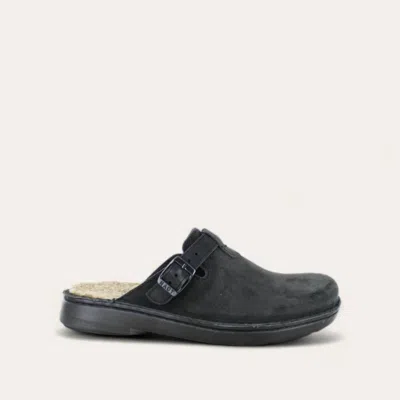 Naot Women's Martos Mule- Wide In Oily Midnight
