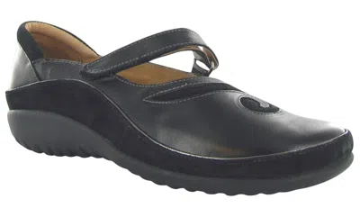Naot Women's Matai Shoe In Black Madras In Black Madras/black Suede