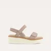 Naot Women Meringue Sandal In Stone Nubuck