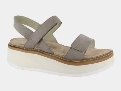Naot Women's Meringue Straps Sandal In Stone Nubuck In Gray
