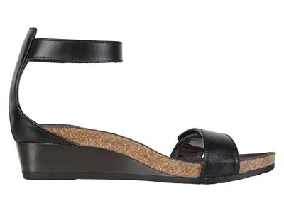 Naot Women's Mermaid Sandal In Black Raven Leather In Multi