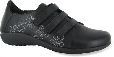Naot Women's Mihi 3 Strap Shoes - Medium In Soft Black In Multi