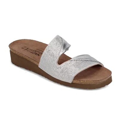Naot Women's Mila Slide With Rivets In Grey In Gray