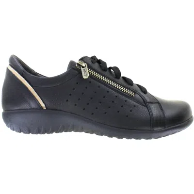 Naot Women's Moko Shoes - Medium In Black/khaki Beige