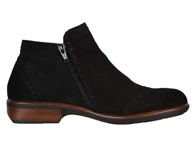 Naot Women's Nefasi Boot In Black Velvet Nubuck In Multi
