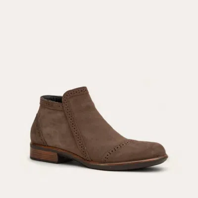 Naot Women's Nefasi Booties - Medium In Coffee Bean Nubuck