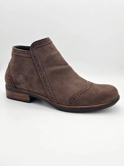 Naot Women's Nefasi Leather Oxford Ankle Booties In Coffee Bean