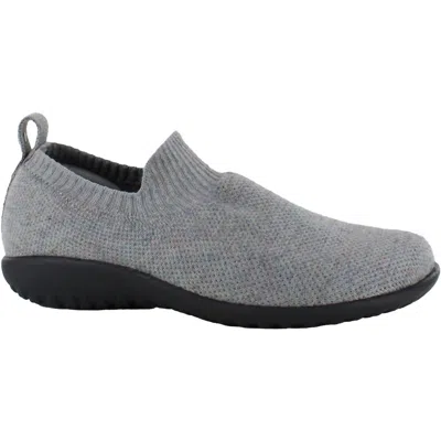 Naot Women's Nuku Knit Shoes In Grey/black In Gray