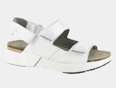 Naot Women's Odyssey Nubuck In Soft White Grey In Multi