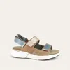 Naot Women's Odyssey Sandal In Arizona Tan/latte Brown/soft Ivory In Multi