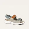 Naot Women's Odyssey Sandal In Beige Lizard/soft Beige/soft Chestnut/soft Silver In Multi