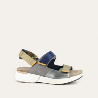 Naot Women's Odyssey Sandal In Sterling/polar Sea/marigold In Multi