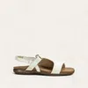 Naot Women's Olivia Sandals In Soft White Leather In Multi