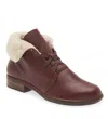 Naot Pali Faux Shearling Lined Bootie In Brown