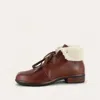 Naot Women's Pali Winter Ankle Boot In Soft Chestnut In Multi