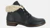 Naot Pali Faux Shearling Lined Bootie In Black