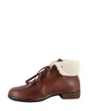Naot Women's Pali Winter Ankle Boot In Soft Chestnut In Multi