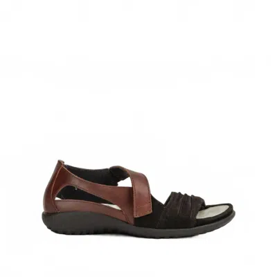 Naot Women's Papaki Sandal In Black/cinnamon In Multi