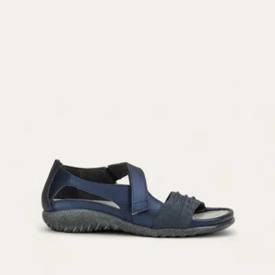 Naot Women's Papaki Sandal In Navy Velvet Nubuck In Multi