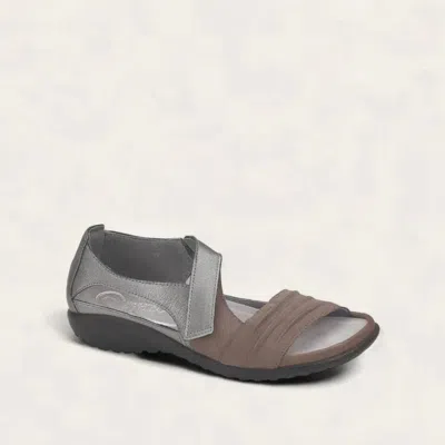 Naot Women's Papaki Sandal In Shitake Nubuck In Multi