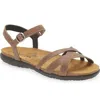 Naot Women's Patricia Sandals In Latte Brown Leather