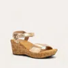 Naot Women's Pier Wedge Sandals In Soft Rose Gold