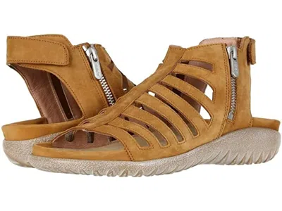 Naot Women's Pitau Nubuck In Amber In Brown