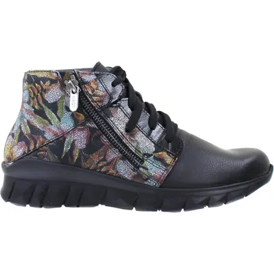 Naot Women's Polaris Sneakers In Soft Black/floral In Multi