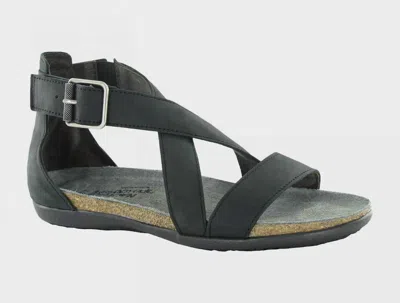 Naot Women's Rianna Oily Coal Sandal In Black