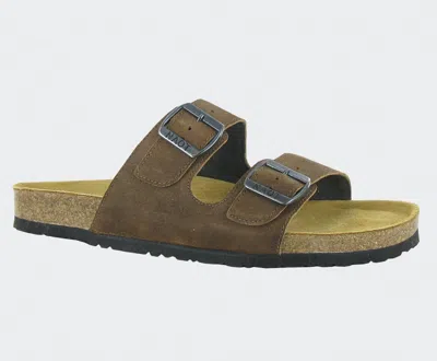 Naot Women's Santa Barbara Sandal In Antique Brown Suede In Multi