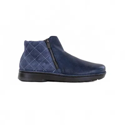 Naot Women's Sintra Ankle Boot In Midnight Blue Suede In Multi