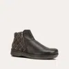 Naot Women's Sintra Zip Bootie - Wide In Soft Black / Midnight