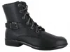 Naot Women's Soft Leather Boot In Black In Black