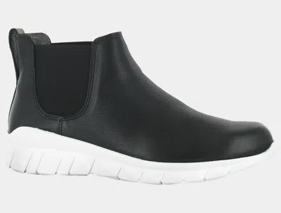 Naot Women's Solar Sneaker In Soft Black Leather In Multi