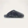 Naot Women's Unwind Slippers In Dark Grey In Blue