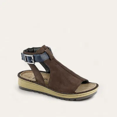 Naot Women's Verbena Sandal In Coffee Nubuck In Multi