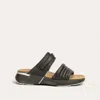 Naot Women's Vesta Sandal In Soft Black Leather In Multi
