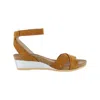 Naot Women's Wand Sandals In Amber Brown In Multi