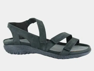Naot Women's Whetu Nubuck Sandal In Oily Shadow In Gray