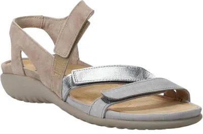 Naot Women's Whetu Sandal In Sandstone In Silver